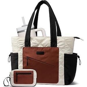Tote Bag For Women, Puffer Bag And Work Bags With Zipper For Travel, Daily,